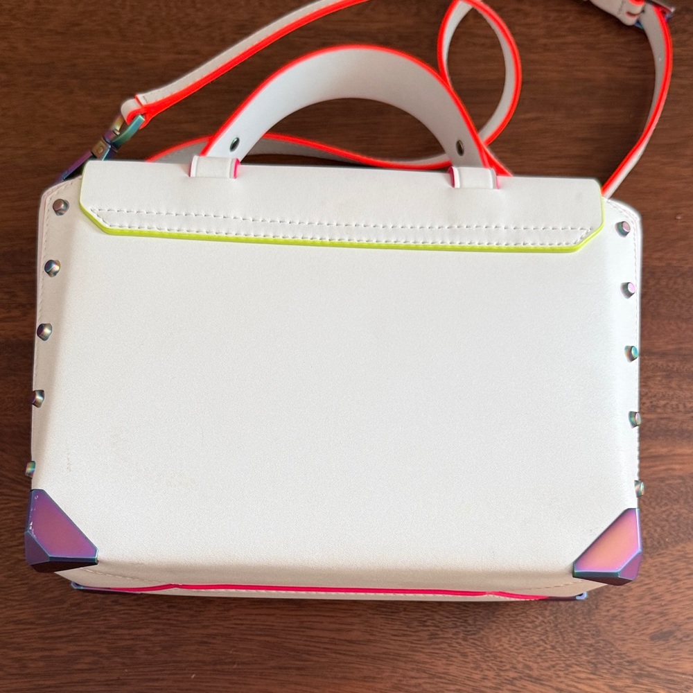 Michael Kors Cream and Pink Satchel - Picture 4 of 9